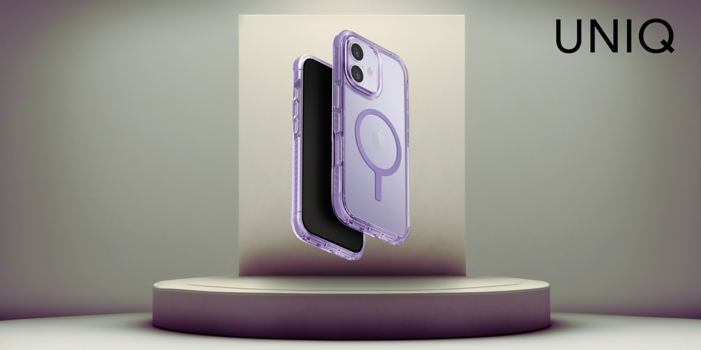 UNIQ Combat dėklas, skirtas iPhone 17 Magclick įkrovimui, alyvinės spalvos aprašymas - Prekės nuotrauka