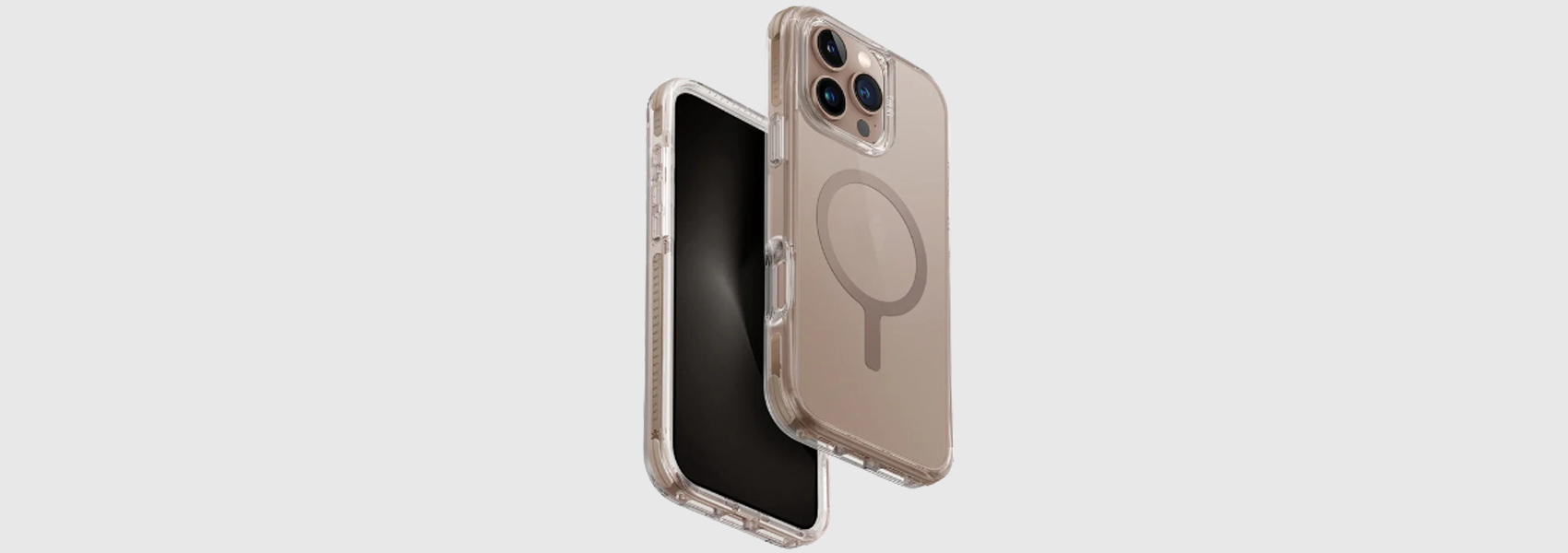UNIQ Combat iPhone 16 Pro 6.3″ Magclick įkrovimo dėklas auksinis taupe auksinis aprašymas - Prekės nuotrauka