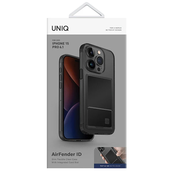 UNIQ dėklas Air Fender ID Apple iPhone 15 Pro 6.1