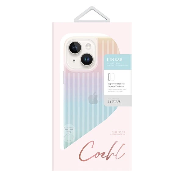 UNIQ dėklas Coehl Linear Apple iPhone 14 Plus /15 Plus 6.7 UNIQ dėklas Coehl Linear Apple iPhone 14 Plus /15 Plus 6.7