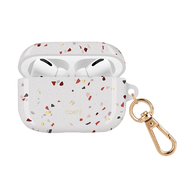 UNIQ dėklas Coehl Terrazzo AirPods Pro baltos spalvos aprašymas - Prekės nuotrauka UNIQ dėklas Coehl Terrazzo AirPods Pro baltos spalvos aprašymas - Prekės nuotrauka
