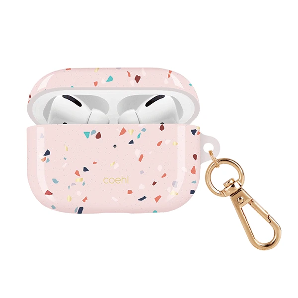 UNIQ dėklas Coehl Terrazzo AirPods Pro rožinės spalvos aprašymas - Prekės nuotrauka UNIQ dėklas Coehl Terrazzo AirPods Pro rožinės spalvos aprašymas - Prekės nuotrauka