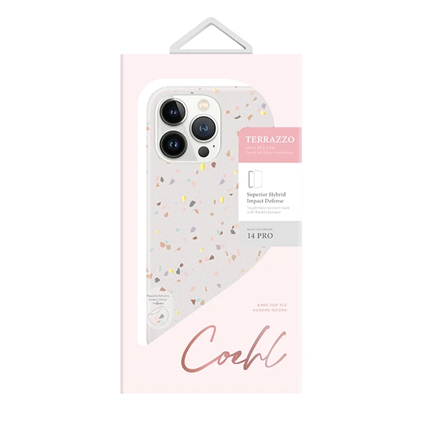 UNIQ dėklas Coehl Terrazzo Apple iPhone 14 Pro 6,1 UNIQ dėklas Coehl Terrazzo Apple iPhone 14 Pro 6,1