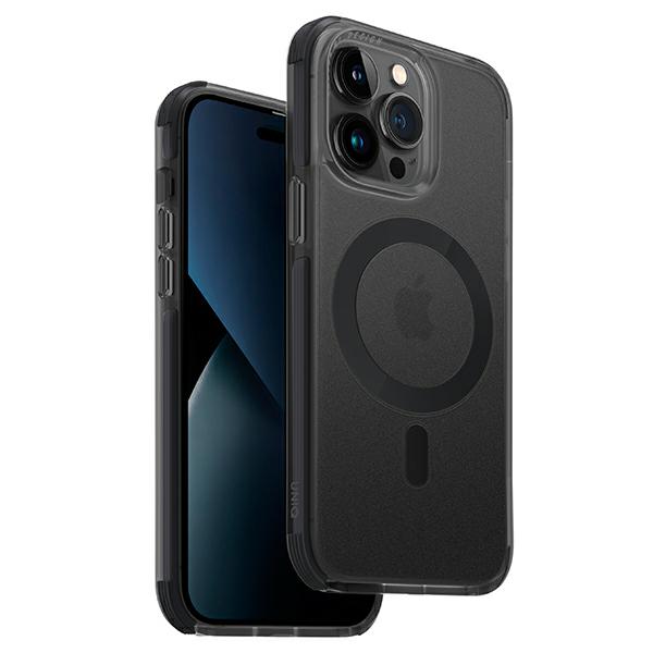 UNIQ dėklas Combat iPhone 14 Pro 6,1″ Magclick Charging juodos spalvos aprašymas - Prekės nuotrauka