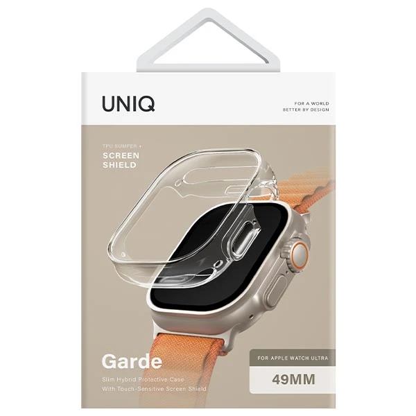 UNIQ dėklas Garde Apple Watch Ultra/Ultra2 49mm skaidrus aprašymas - Prekės nuotrauka UNIQ dėklas Garde Apple Watch Ultra/Ultra2 49mm skaidrus aprašymas - Prekės nuotrauka