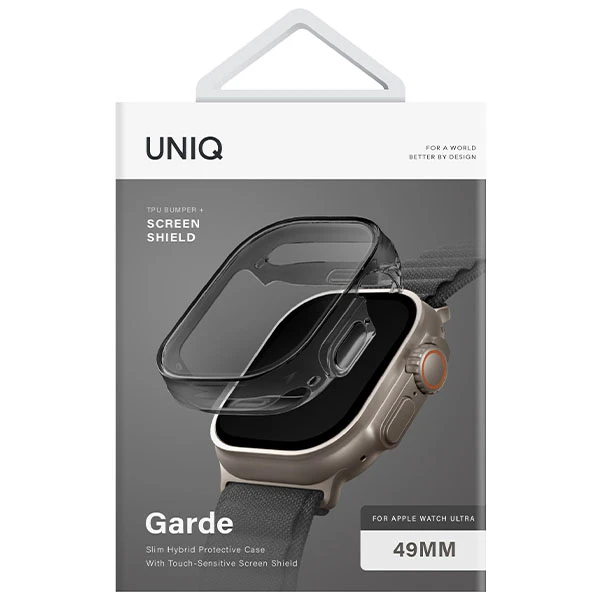UNIQ dėklas Garde Apple Watch Ultra/Ultra2 49mm pilkos spalvos aprašymas - Prekės nuotrauka UNIQ dėklas Garde Apple Watch Ultra/Ultra2 49mm pilkos spalvos aprašymas - Prekės nuotrauka