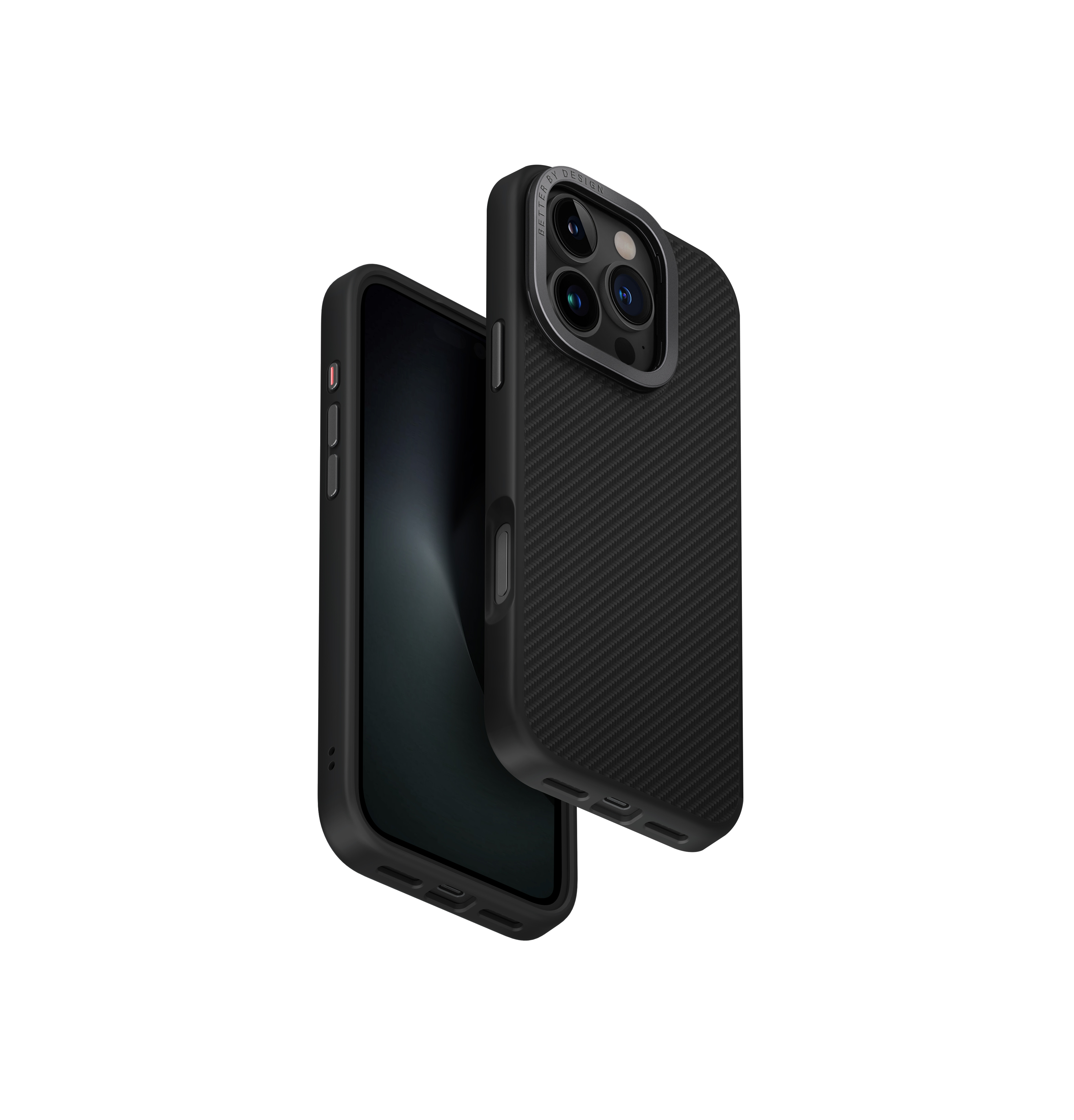 UNIQ dėklas Keva Max Apple iPhone 16 Pro Max 6.9″ Magclick Charging juodos spalvos/carbon juodos spalvos aprašymas - Prekės nuotrauka