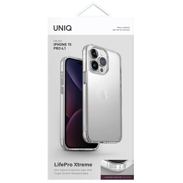 UNIQ dėklas LifePro Xtreme Apple iPhone 15 Pro 6.1 UNIQ dėklas LifePro Xtreme Apple iPhone 15 Pro 6.1