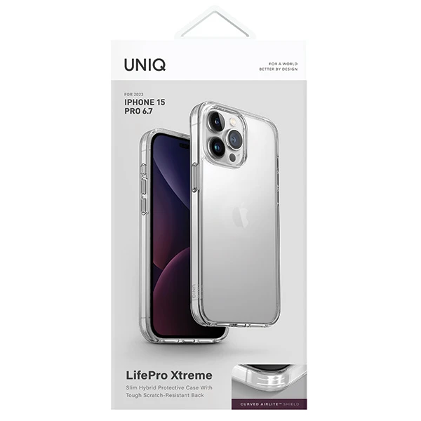 UNIQ dėklas LifePro Xtreme Apple iPhone 15 Pro Max 6.7