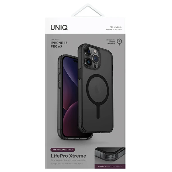 UNIQ dėklas LifePro Xtreme Apple iPhone 15 Pro Max 6.7