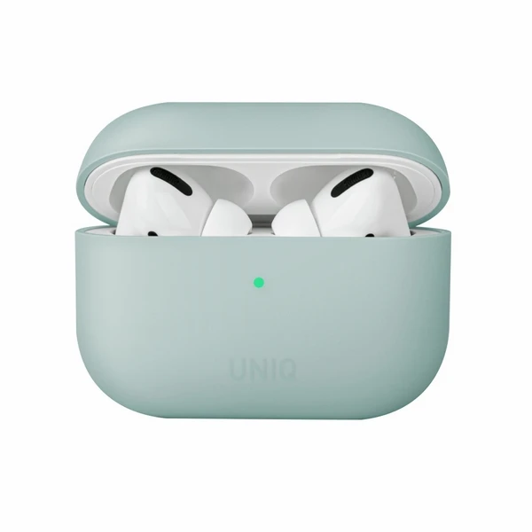 UNIQ dėklas Lino AirPods ProSilicone žalios spalvos aprašymas - Prekės nuotrauka