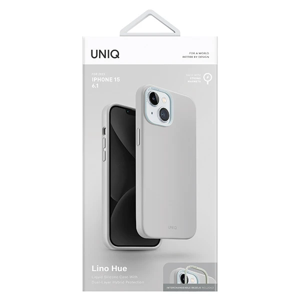 UNIQ dėklas Lino Hue Apple iPhone 15 / 14 / 136.1 UNIQ dėklas Lino Hue Apple iPhone 15 / 14 / 136.1