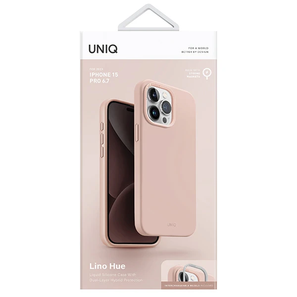 UNIQ dėklas Lino Hue Apple iPhone 15 Pro Max 6.7