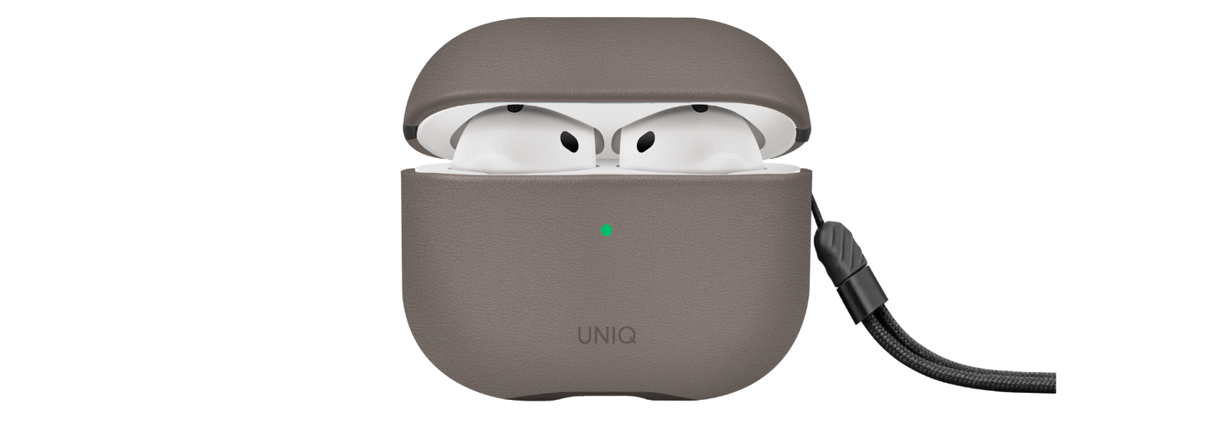 UNIQ dėklas Lyden DS AirPods 4 flint pilkos spalvos aprašymas - Prekės nuotrauka UNIQ dėklas Lyden DS AirPods 4 flint pilkos spalvos aprašymas - Prekės nuotrauka