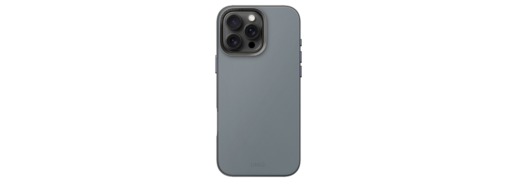 UNIQ dėklas Lyden DS iPhone 16 Pro 6.3″ Magclick Charging, išplautos mėlynos ir juodos spalvos aprašymas - Prekės nuotrauka