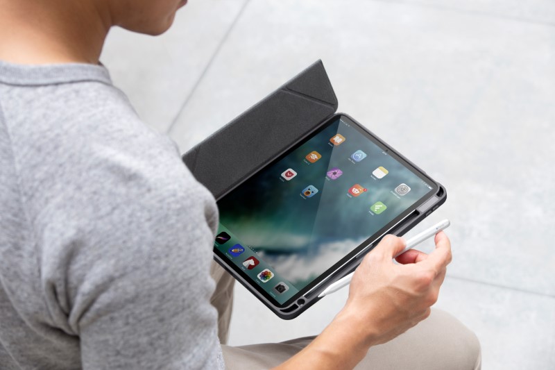 UNIQ Dėklas Moven iPad Air 13″ (2024/2025) mėlyna/akmens mėlyna aprašymas - Prekės nuotrauka