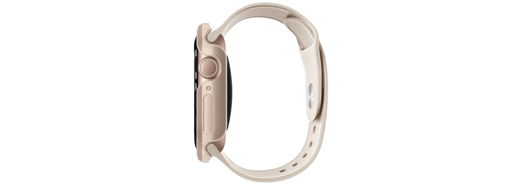 UNIQ dėklas Valencia Apple Watch Series 46mm aukso spalvos aprašymas - Prekės nuotrauka
