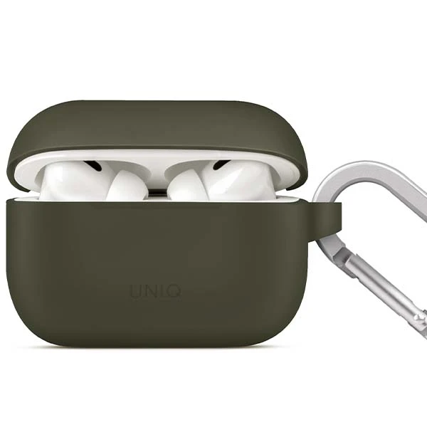 UNIQ dėklas Vencer AirPods Pro 2 gen.silikoninis (2022/2023) žalia/moss žalias aprašymas - Prekės nuotrauka