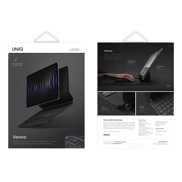 UNIQ Dėklas Venno Magnetic Smart su klaviatūra skirtas Apple iPad Pro 11 UNIQ Dėklas Venno Magnetic Smart su klaviatūra skirtas Apple iPad Pro 11
