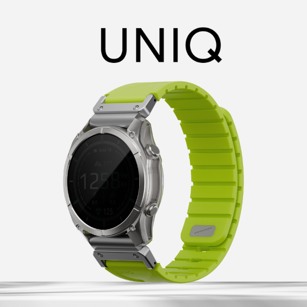UNIQ Fluo x Smart-Fit apyrankė for Garmin 22mm Lime aprašymas - Prekės nuotrauka