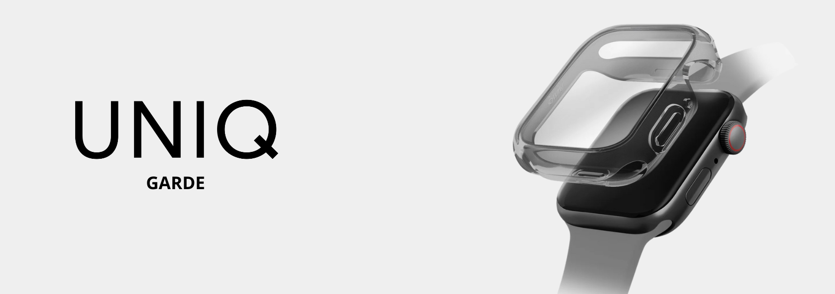 UNIQ Garde dėklas Watch Series 46mm dūminės spalvos aprašymas - Prekės nuotrauka