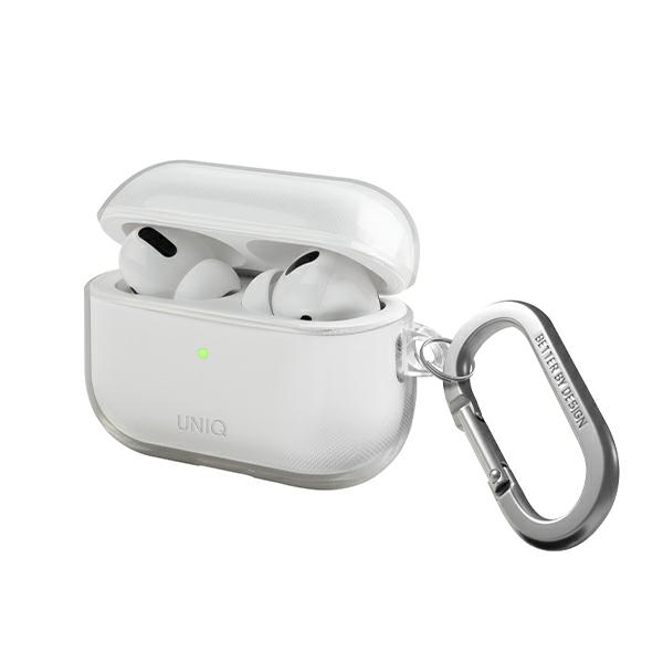UNIQ Glase dėklas AirPods Pro 2 gen blizgus skaidrus aprašymas - Prekės nuotrauka