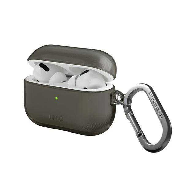 UNIQ Glase dėklas AirPods Pro 2 gen glossy smoke aprašymas - Prekės nuotrauka UNIQ Glase dėklas AirPods Pro 2 gen glossy smoke aprašymas - Prekės nuotrauka