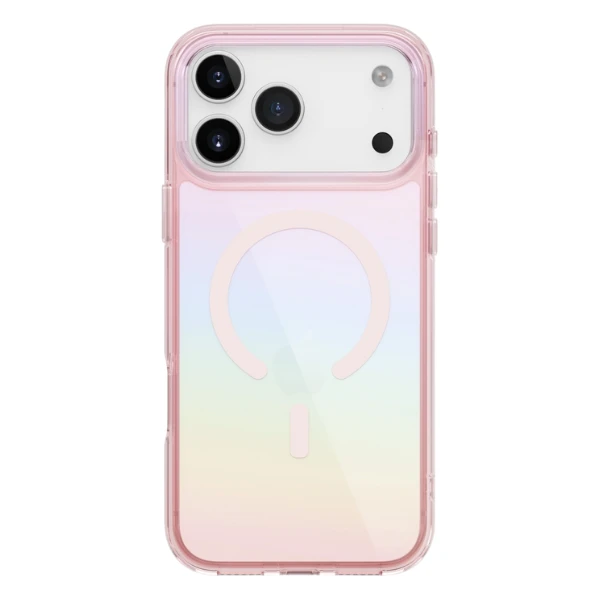 UNIQ Iridescia dėklas skirtas Apple iPhone 17 Pro Magclick Charging rožinės spalvos prism aprašymas - Prekės nuotrauka UNIQ Iridescia dėklas skirtas Apple iPhone 17 Pro Magclick Charging rožinės spalvos prism aprašymas - Prekės nuotrauka