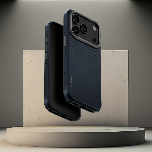 UNIQ Keva dėklas, skirtas iPhone 17 Pro, su Magclick įkrovimo funkcija, mėlynas aprašymas - Prekės nuotrauka