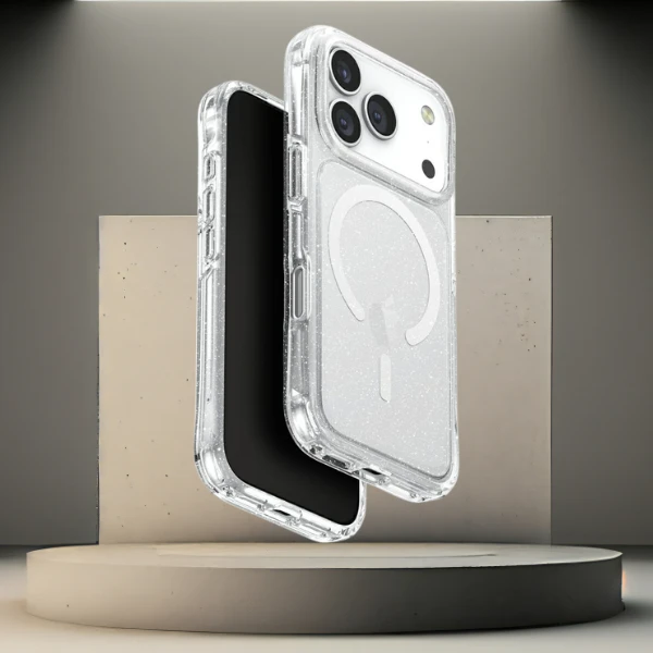 UNIQ LifePro Xtreme dėklas skirtas Apple iPhone 17 Pro Magclick Charging Clear/Glitter aprašymas - Prekės nuotrauka UNIQ LifePro Xtreme dėklas skirtas Apple iPhone 17 Pro Magclick Charging Clear/Glitter aprašymas - Prekės nuotrauka