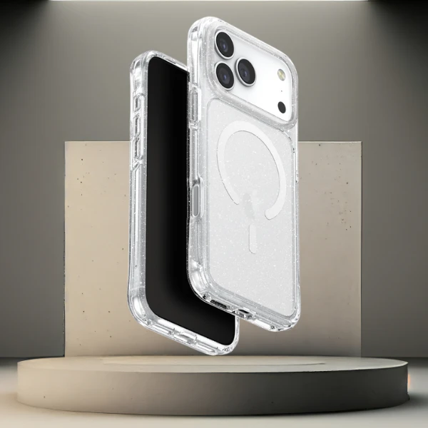 UNIQ LifePro Xtreme dėklas skirtas Apple iPhone 17 Pro Max Magclick Charging Clear/Glitter aprašymas - Prekės nuotrauka UNIQ LifePro Xtreme dėklas skirtas Apple iPhone 17 Pro Max Magclick Charging Clear/Glitter aprašymas - Prekės nuotrauka