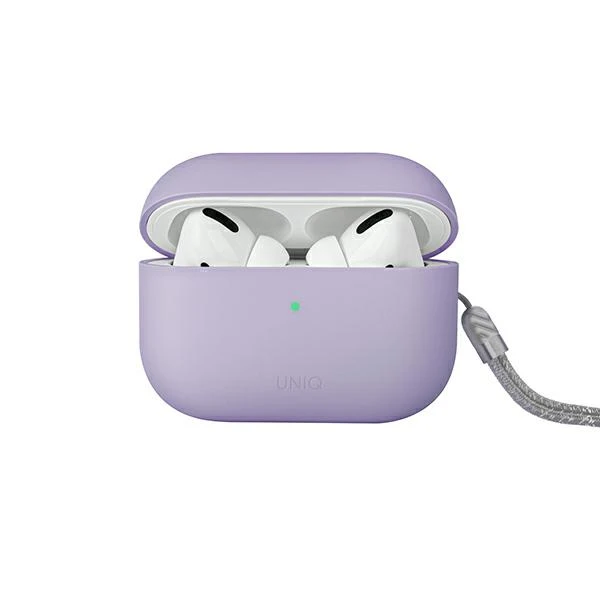UNIQ Lino dėklas AirPods Pro 2 gen Silicone lilac aprašymas - Prekės nuotrauka
