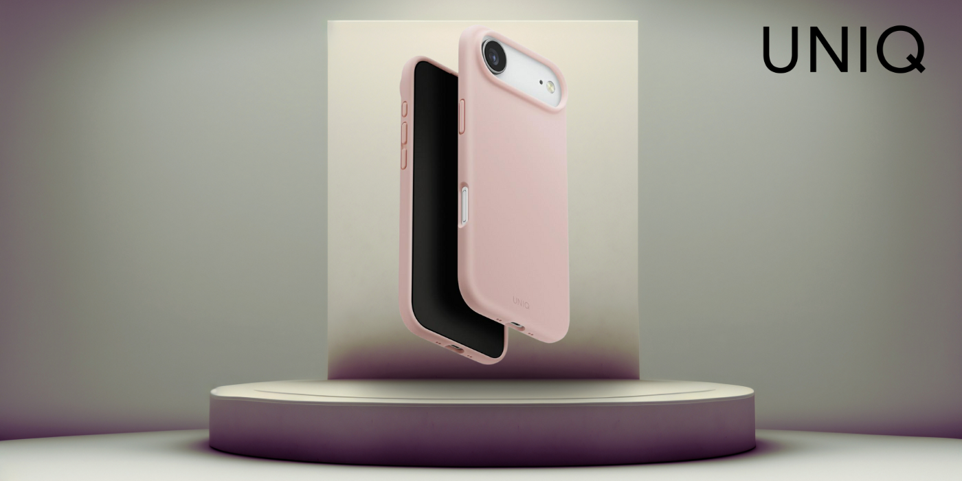 UNIQ Lino Dėklas Apple iPhone Air Magclick Charging rožinės spalvos aprašymas - Prekės nuotrauka