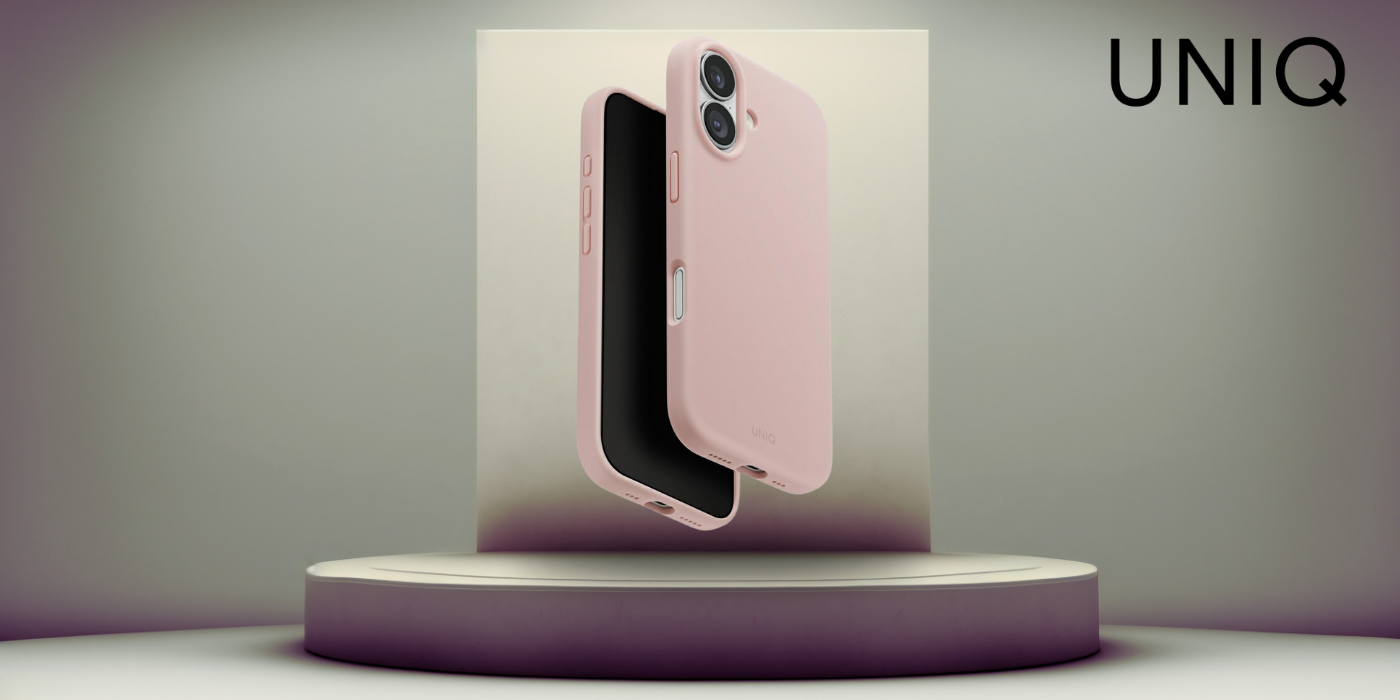 UNIQ Lino dėklas iPhone 17 Magclick Charging rožinės spalvos aprašymas - Prekės nuotrauka