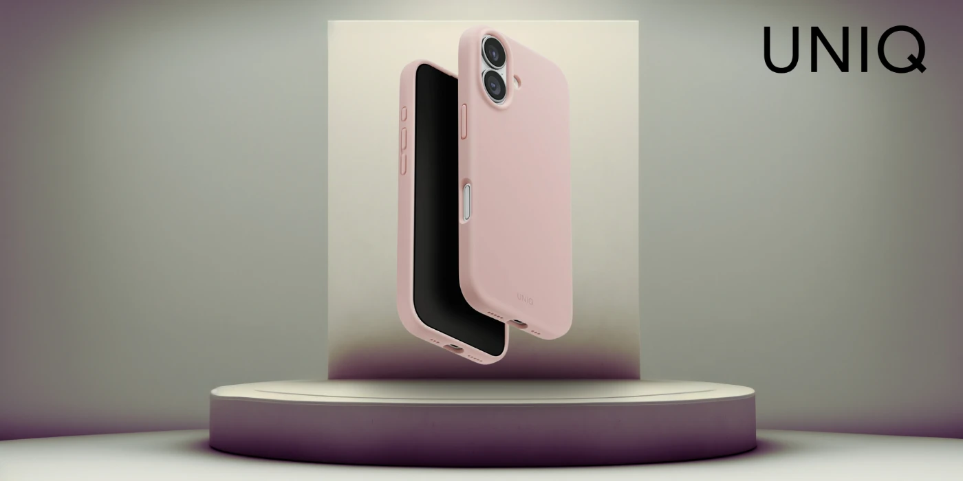 UNIQ Lino dėklas skirtas Apple iPhone 17 Magclick Charging rožinės spalvos aprašymas - Prekės nuotrauka