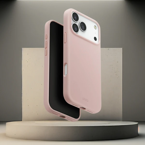 UNIQ Lino dėklas skirtas Apple iPhone 17 Pro Max Magclick Charging rožinės spalvos aprašymas - Prekės nuotrauka UNIQ Lino dėklas skirtas Apple iPhone 17 Pro Max Magclick Charging rožinės spalvos aprašymas - Prekės nuotrauka