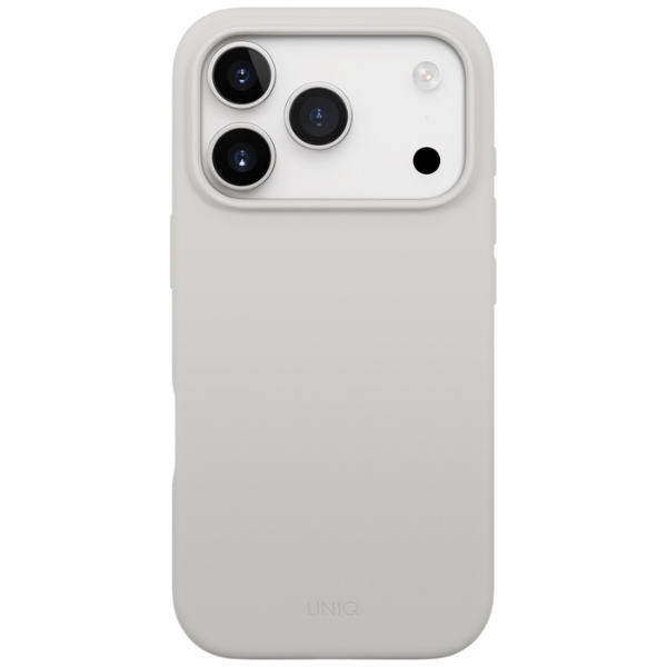 UNIQ Lino dėklas skirtas iPhone 17 Pro Magclick Charging Light Gray aprašymas - Prekės nuotrauka