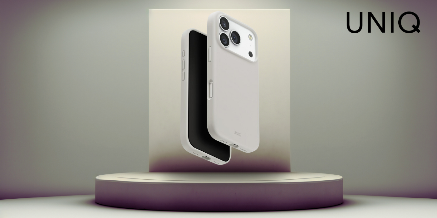 UNIQ Lino dėklas skirtas iPhone 17 Pro Magclick Charging Light Gray aprašymas - Prekės nuotrauka