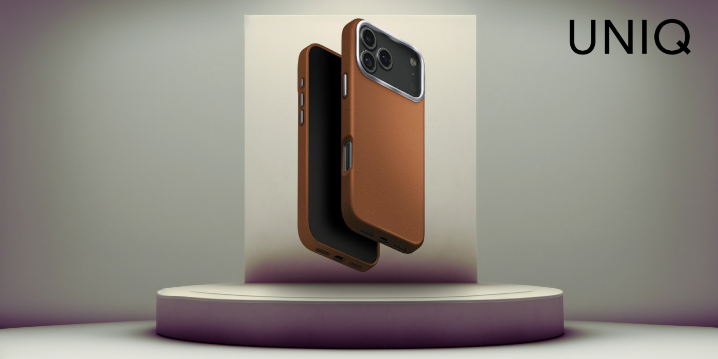 UNIQ Lyden dėklas, skirtas iPhone 17 Pro Max, su Magclick įkrovimu, karamelės spalvos aprašymas - Prekės nuotrauka