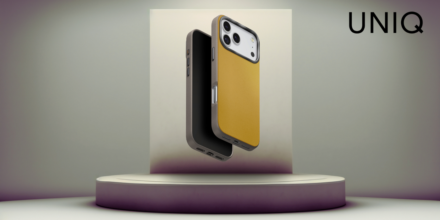 UNIQ Lyden DS Dėklas Apple iPhone 17 Pro Magclick Charging Geltona-Gray aprašymas - Prekės nuotrauka UNIQ Lyden DS Dėklas Apple iPhone 17 Pro Magclick Charging Geltona-Gray aprašymas - Prekės nuotrauka