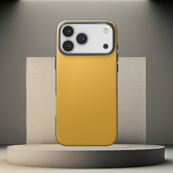 UNIQ Lyden DS Dėklas iPhone 17 Pro Max Magclick Įkrovimas Geltona/Pilka aprašymas - Prekės nuotrauka