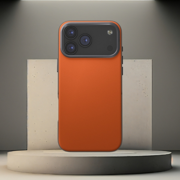UNIQ Lyden DS Dėklas iPhone 17 Pro Max Magclick Charging Oranžinė/Pilka aprašymas - Prekės nuotrauka