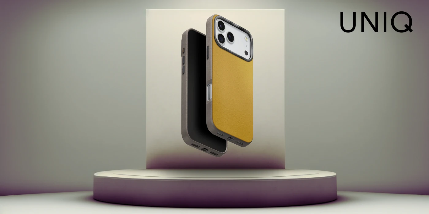 UNIQ Lyden DS dėklas skirtas Apple iPhone 17 Pro Magclick Charging Geltona-pilkos spalvos aprašymas - Prekės nuotrauka UNIQ Lyden DS dėklas skirtas Apple iPhone 17 Pro Magclick Charging Geltona-pilkos spalvos aprašymas - Prekės nuotrauka