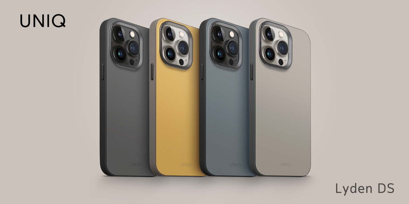 UNIQ Lyden DS iPhone 15 Pro 6.1″ Magclick įkrovimo dėklas smėlio-žalios spalvos (ivory-lichen žalias) aprašymas - Prekės nuotrauka