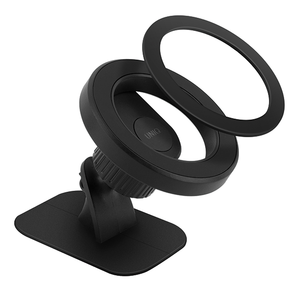 UNIQ magnetinis laikiklis Trelix Car Dash Mount midnight juodos spalvos aprašymas - Prekės nuotrauka