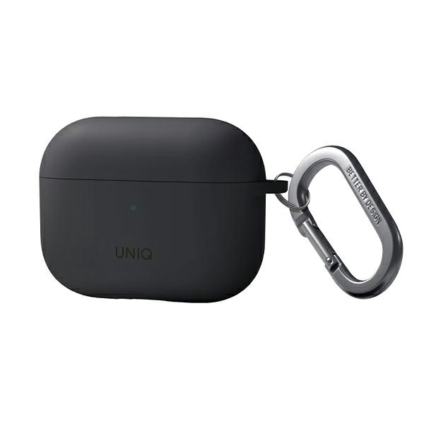Uniq nexo AirPods Pro 2 GEN dėklas + ausų kabliukai, silikoninis šariato/medžio anglių pilka aprašymas - Prekės nuotrauka Uniq nexo AirPods Pro 2 GEN dėklas + ausų kabliukai, silikoninis šariato/medžio anglių pilka aprašymas - Prekės nuotrauka