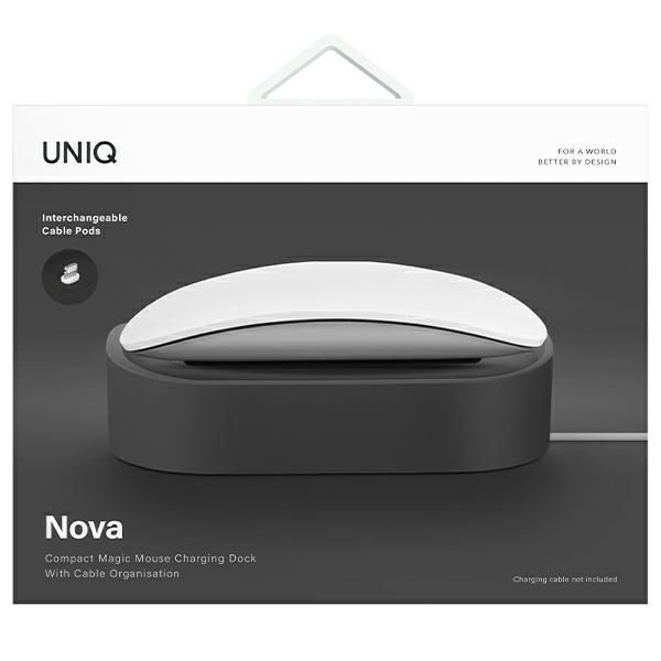 UNIQ Nova prijungimo stotelė Magic Pelė tamsiai pilka aprašymas - Prekės nuotrauka
