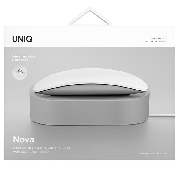 UNIQ Nova prijungimo stotelė Magic Pelė pilka aprašymas - Prekės nuotrauka