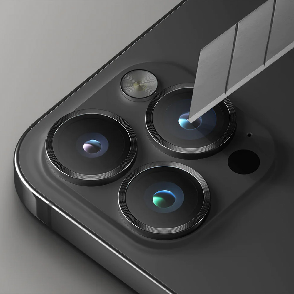 UNIQ Optix aliumininis kameros objektyvo apsauginis stikliukas, skirtas iPhone 17 Pro / iPhone 17 Pro Max su opal aplikatoriumi aprašymas - Prekės nuotrauka