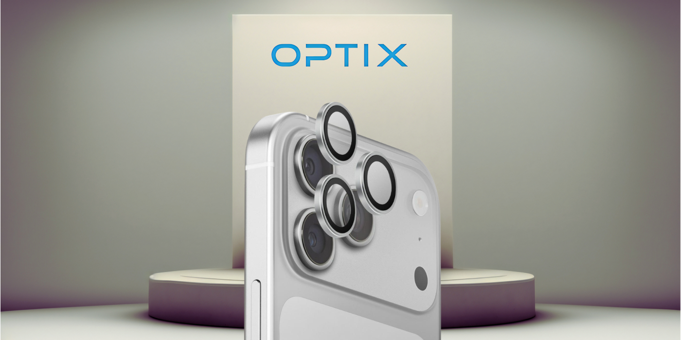 UNIQ Optix AluGuard (DX2) fotoaparato objektyvo apsauga, skirta iPhone 18 Pro / iPhone 18 Pro Max, sidabrinė aprašymas - Prekės nuotrauka
